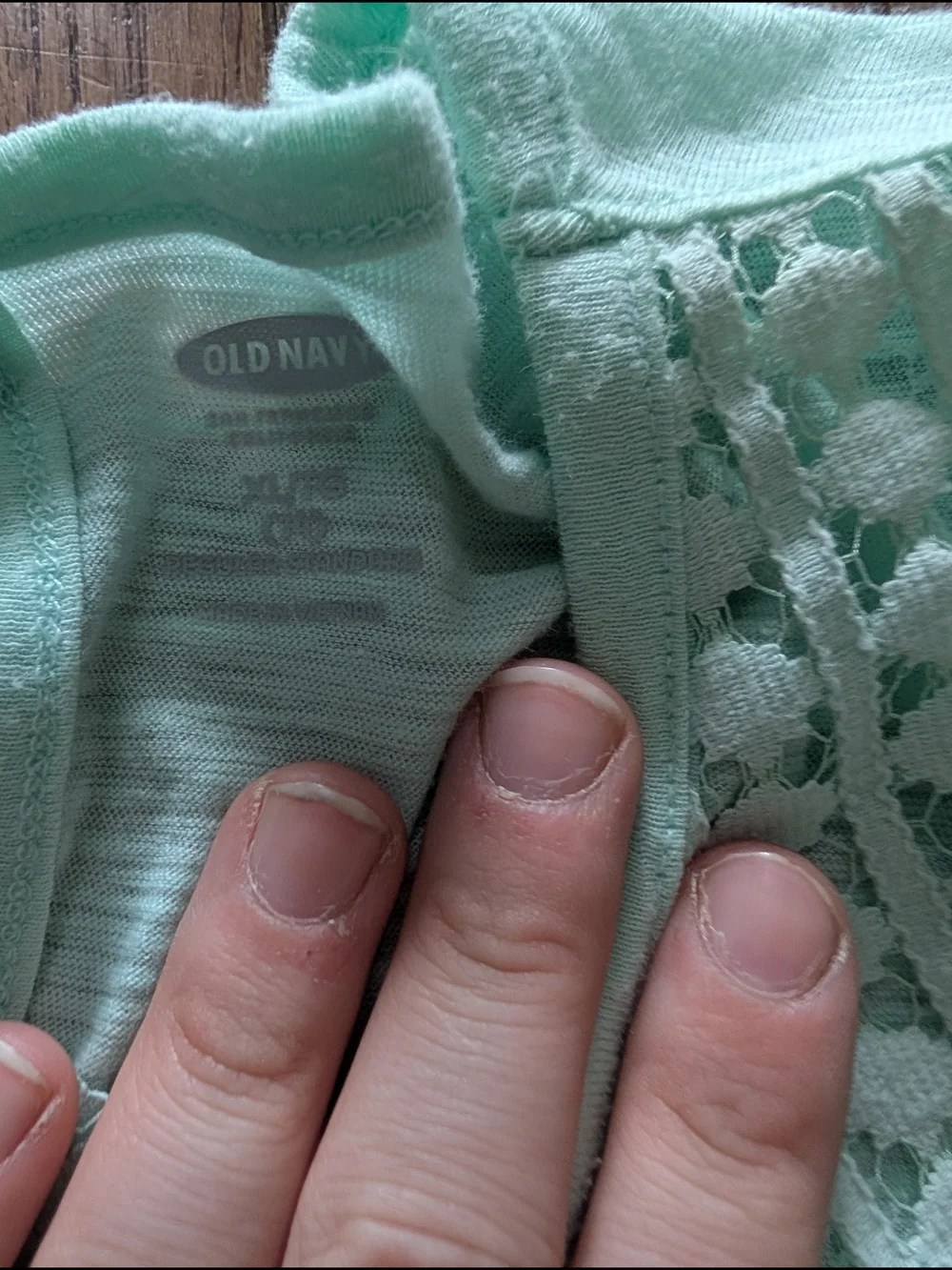 Old Navy Light Mint Short Sleeve Tee